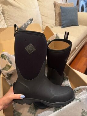 Muck Boot Company Men's Black Waterproof Rain & Snow Boots
